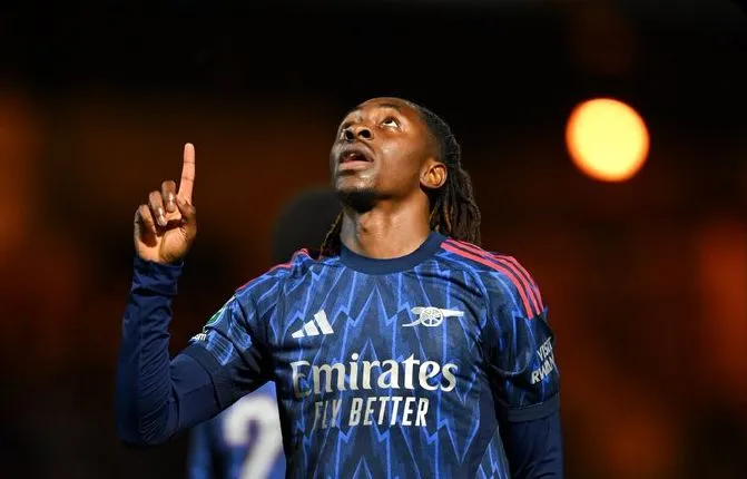 Eze Scores First Arsenal Goal